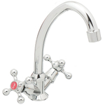 Смеситель для кухни, Frap, с кран-буксой, хром, F4008