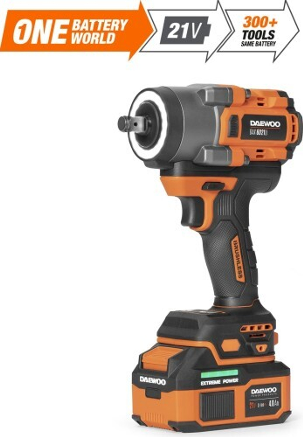 Гайковерт аккумуляторный DAEWOO DAX 6021Li SET ударный