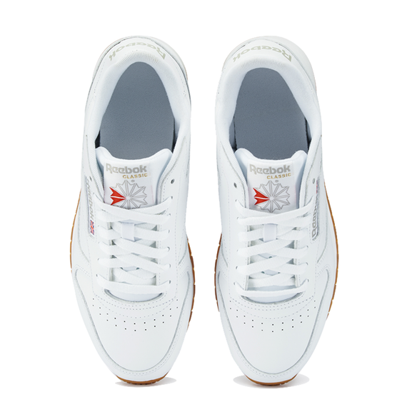 Классические кожаные кроссовки Reebok, Низкие Белые кроссовки