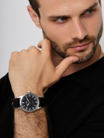 Часы кварцевые "SOLNCE", black