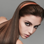 Balmain Hair Couture Ободок кожаный Ривьера S Riviera Headband Cognac Small