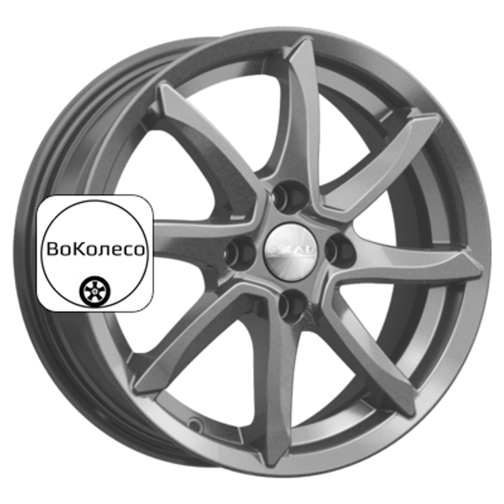 6x15/4x100 ET45 D67,1 Osaka (КЛ317) Графит СКАД