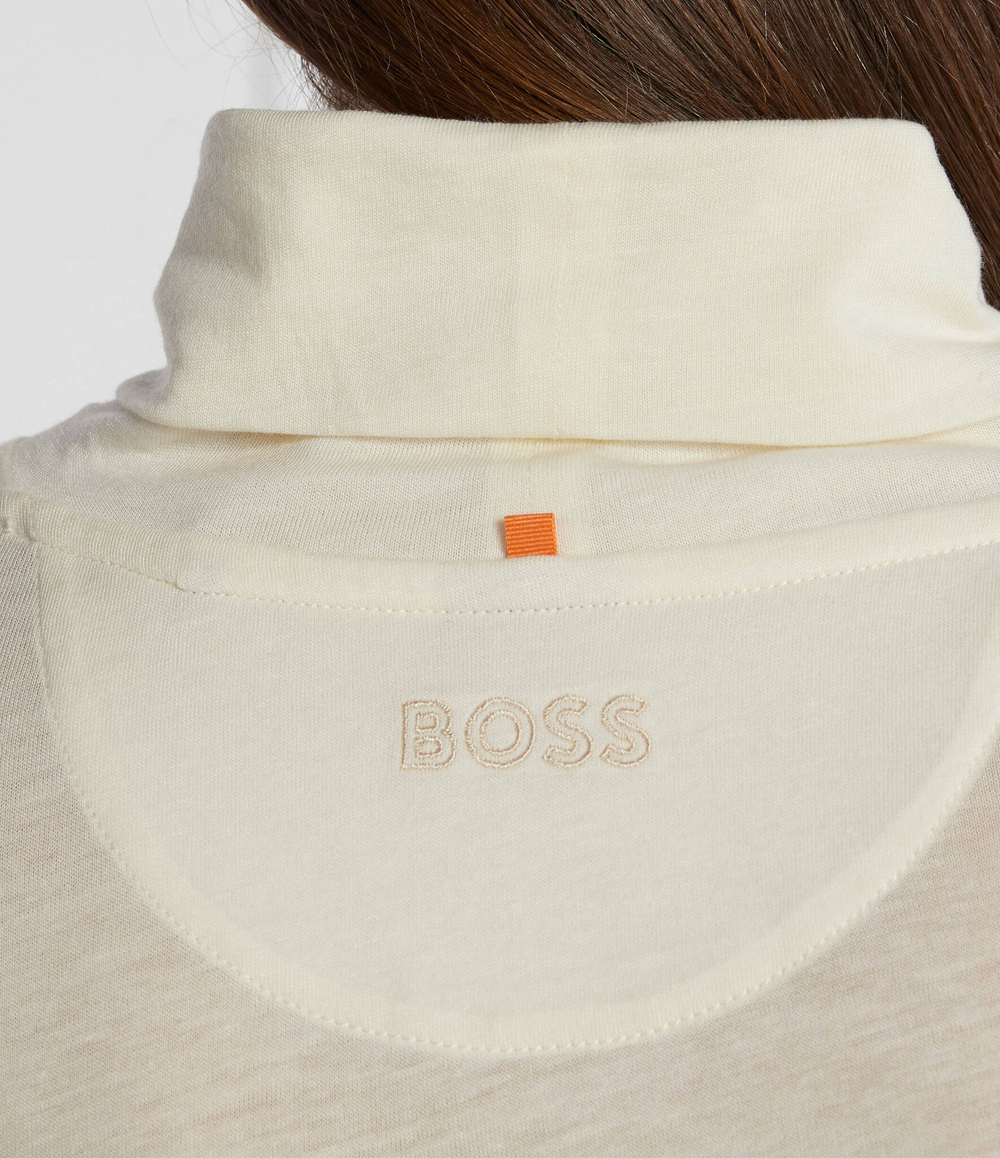 Гольф Эмери BOSS ORANGE - экрю(50502856)