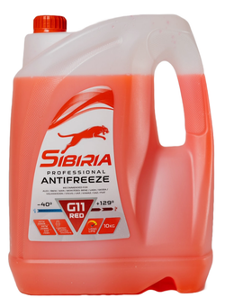 Антифриз Sibiria-40 красный 10 л.