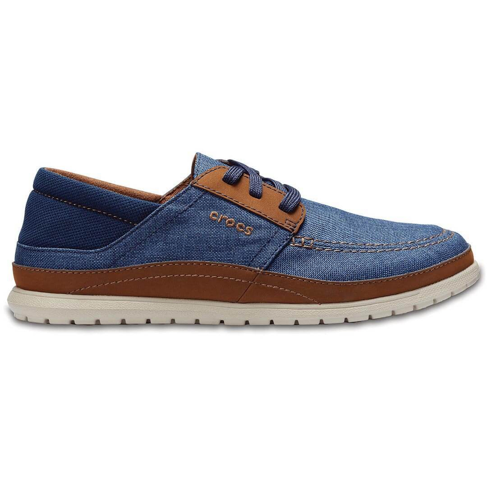 Кеды Crocs Santa Cruz Playa Lace-Ups Синие