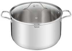 Высокая кастрюля с крышкой Tefal Intuition 32 см 14,5 л B9087414