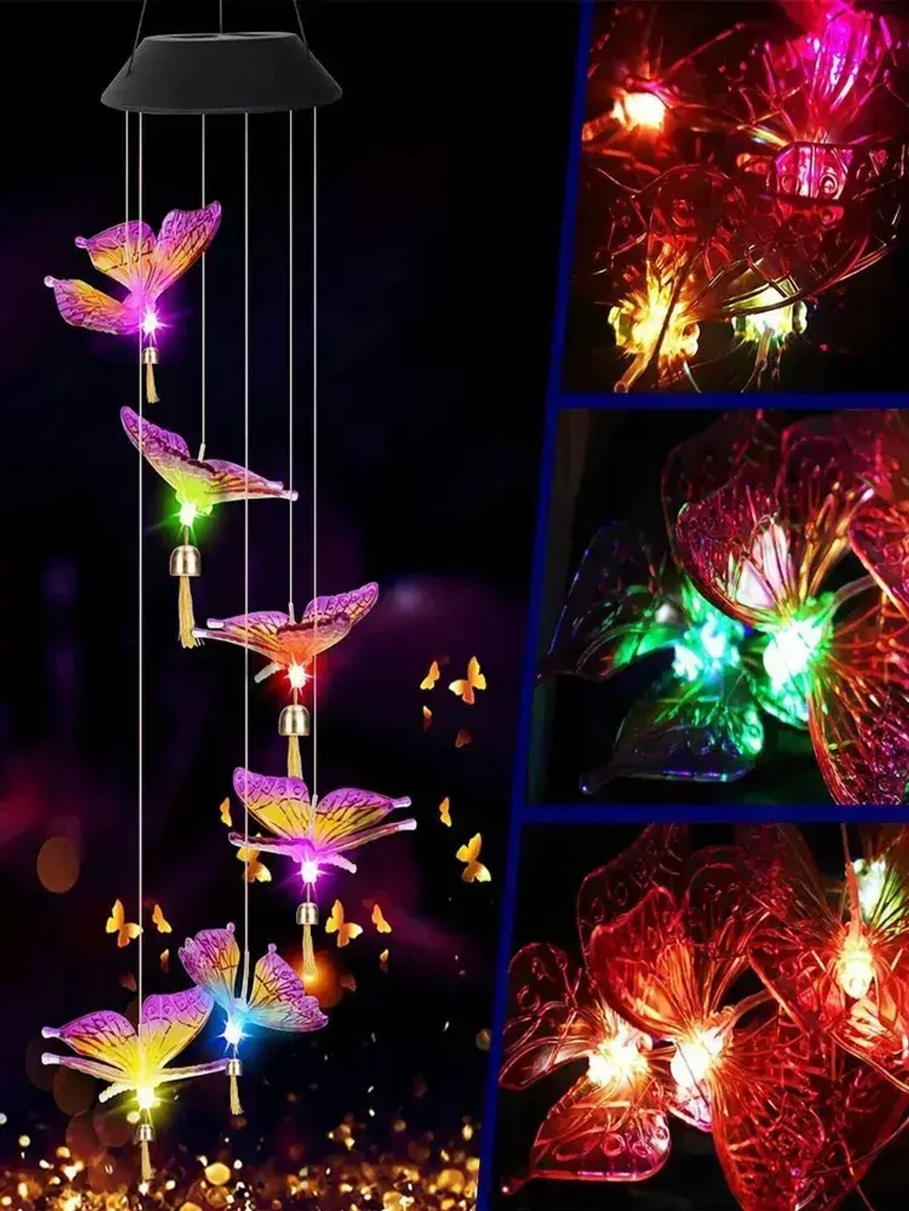 Светильник садовый на солнечной батарее / уличный фонарик