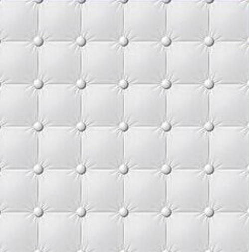 Плитка потолочная 4302 Кожа белая Format