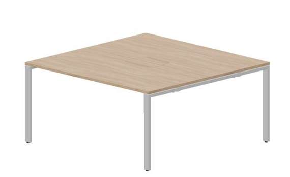 Составной стол Strike на 2 рабочих места 1580х1566х750мм (меламиновые аутлеты)