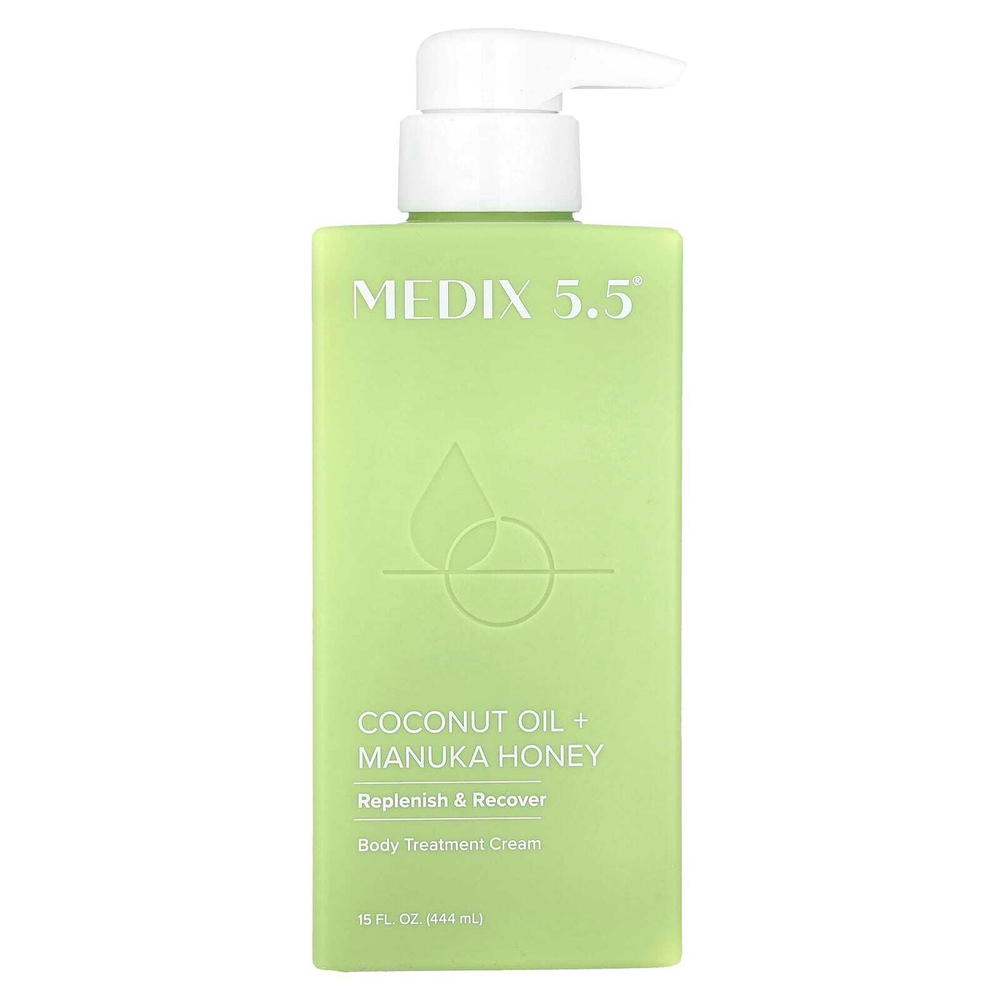Medix 5.5, Крем для тела, кокосовое масло + мед манука, 444 мл (15 жидк. унц.)