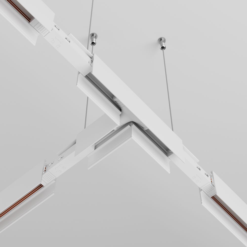 Коннектор питания Т-образный для магнитного шинопровода Maytoni Exility TRA034CWT-42W