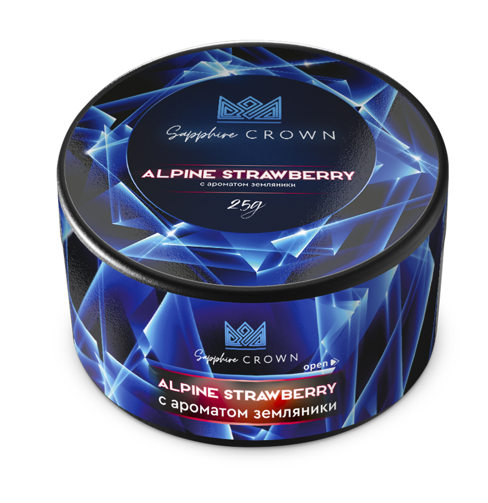 Табак Sapphire Crown &quot;Alpine Strawberry&quot; (земляника) 25гр