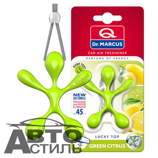 Ароматизатор-игрушка Dr Marcus Lucky Top - Green Citrus\Зеленый ЦИТРУС