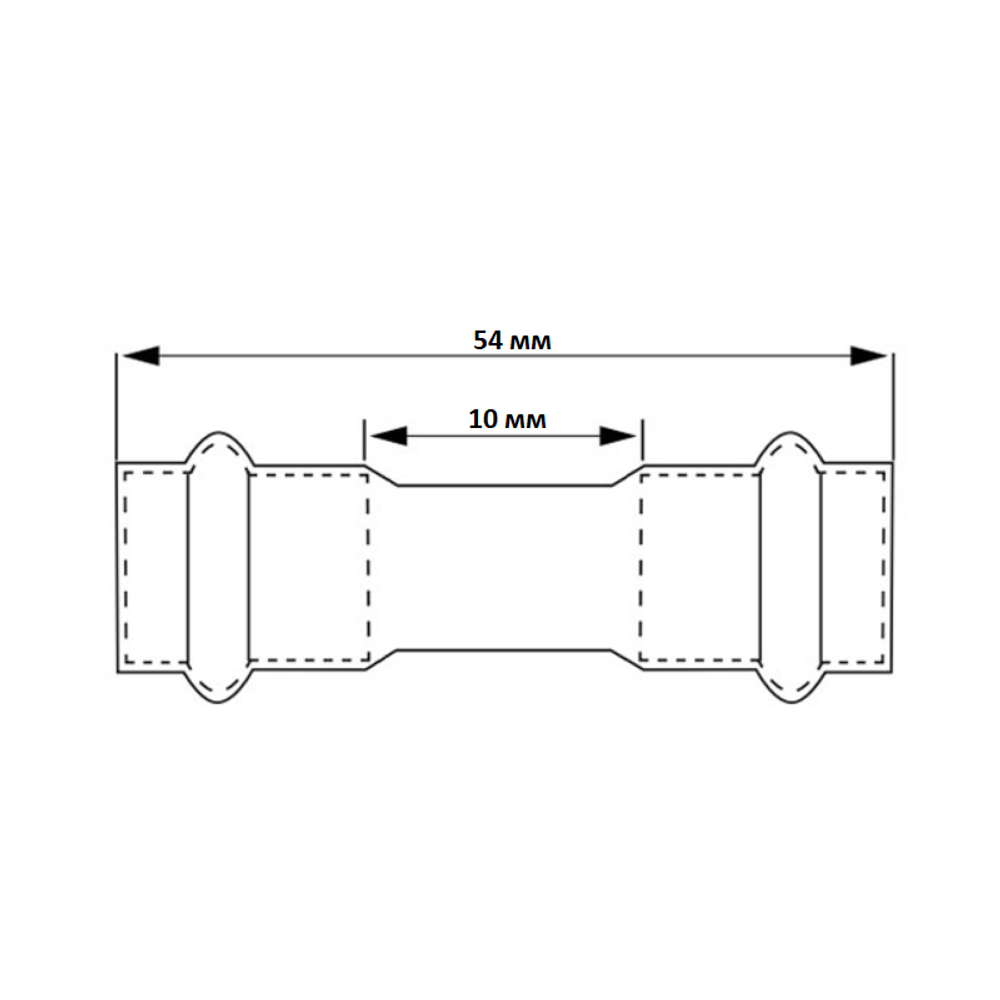 Муфта 15-15, WAAG Heavy Inox, пресс-пресс, сталь нержавеющая