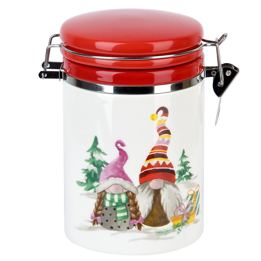 Банка для сыпучих продуктов (клипс) " " v=800мл (подарочная упаковка)