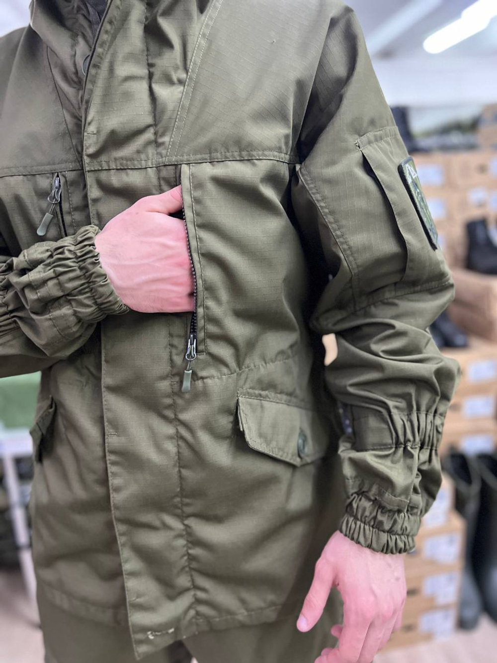 Костюм горка 6 / весна-лето / тёмная олива