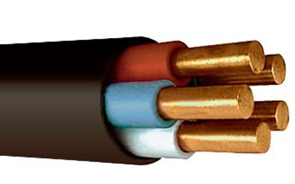 Кабель ВВГ нг-LS  ГОСТ 5х6мм² (100м) «ККЗ»