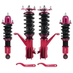 Комплект для автомобиля Honda Civic 2001 2002 2003 2004 2005 Adjustbale Height Shock Strut Red Coilovers lowering kit