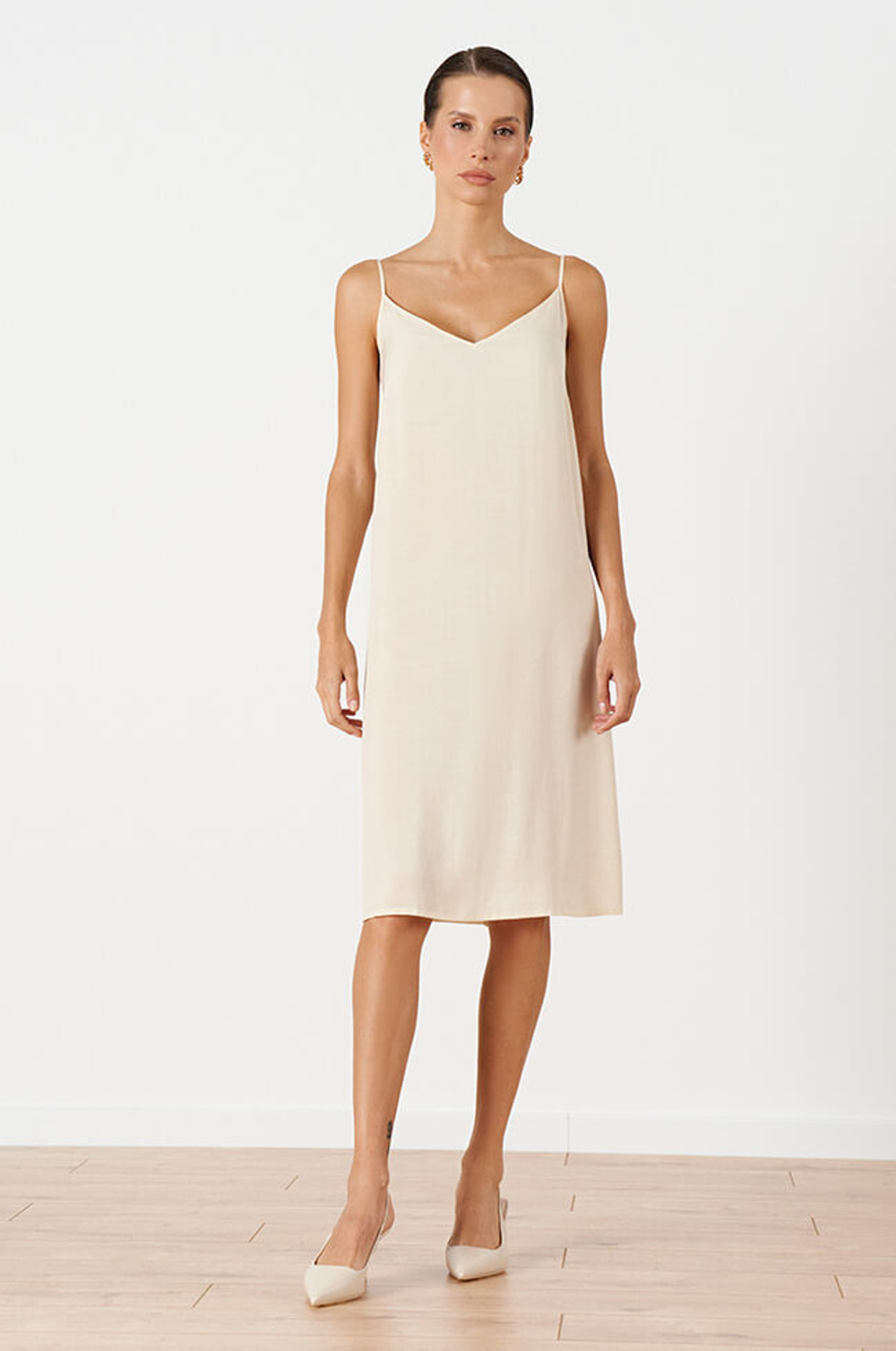 51670 Платье женское (светло-бежевый)