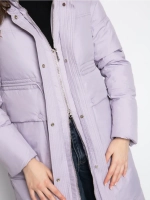 Куртка зимняя удлиненная с капюшоном