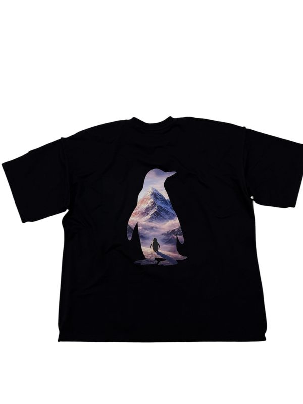 Футболка оверсайз(унисекс) ПИНГВИН БАТВАЙ