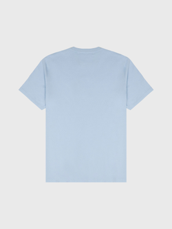 Футболка C.P. Company 30/1 Jersey Label Logo Blue