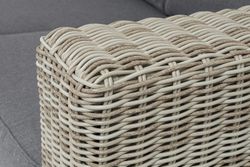 "Боно" диван из искусственного ротанга трехместный, цвет бежевый