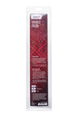 Двусторонний фаллоимитатор Black&Red by TOYFA, ПВХ, чёрный, 31 см