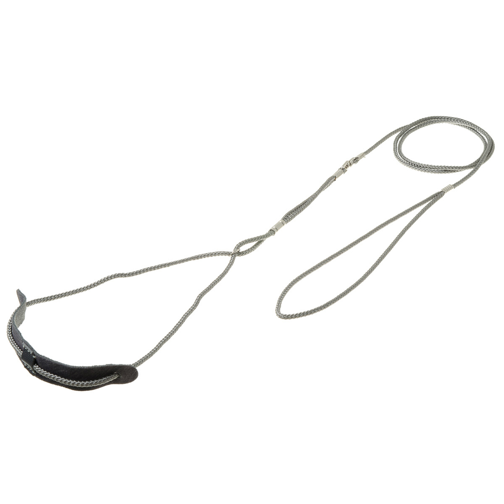 V.I.PET Ринговка с кольцом круглая c кожаным расширением, 2,5*17