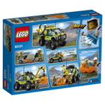 LEGO City: Грузовик исследователей вулканов 60121 — Volcano Exploration Truck — Лего Сити Город