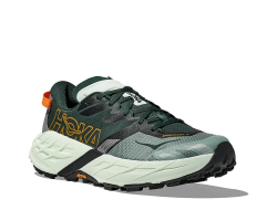 Мужские беговые кроссовки Hoka Speedgoat 7 M Зелёно-оранжевые