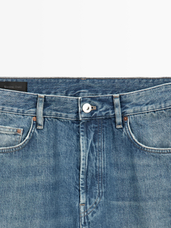 Massimo Dutti Джинсы прямого кроя, индиго