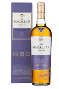 Виски Макаллан Файн  оак   18 лет, в подарочной упаковке, 0.7 л/Whiskey Macallan Fine oak  18 Years Old, gift box, 0.7 L