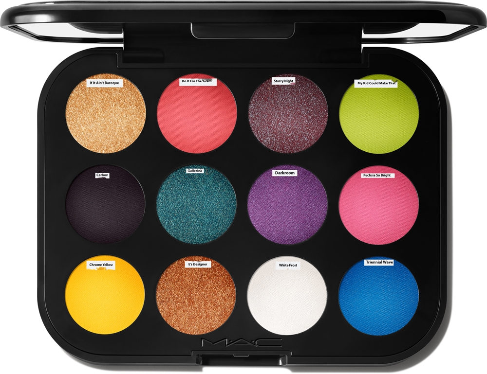 MAC Cosmetics Connect In Colour Eye Shadow Palette 12 shades - Палетка теней для век: палетка теней для век оттенок Hi-Fi Colour, 12 g