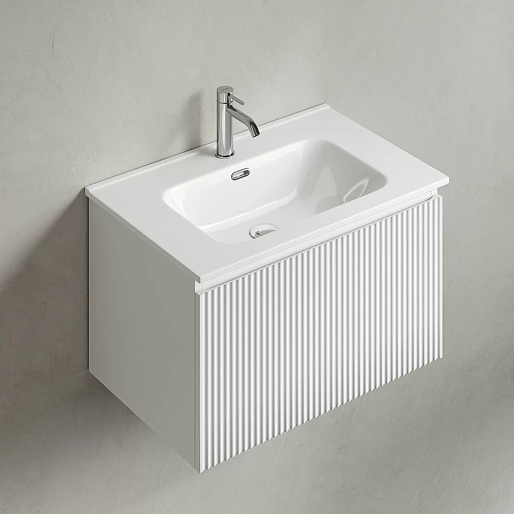 Тумба с раковиной Sancos Snob R 1.0 SNR1.070W/CN7007 Bianco