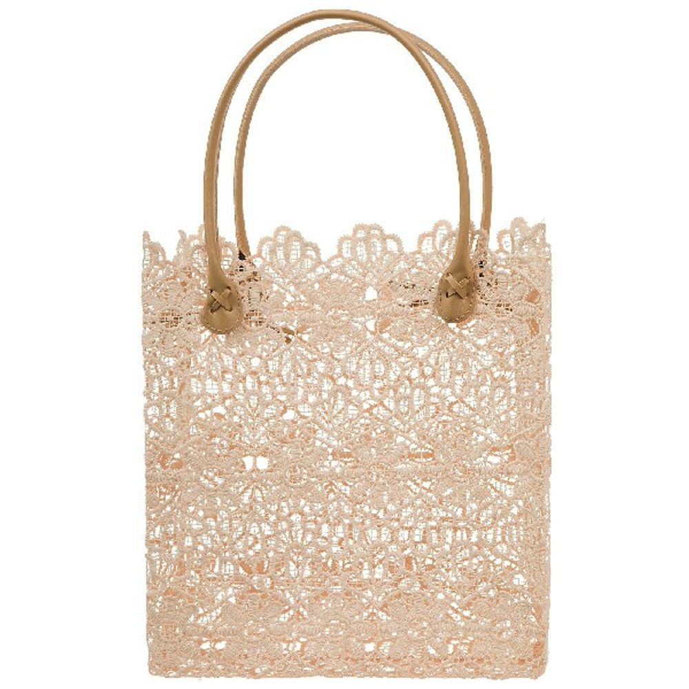 Корзина плетеная "Кружево" (ткань) 28x10xH29см (Натуральный)