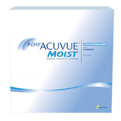 Однодневные астигматические Контактные линзы 1-Day Acuvue Moist for Astigmatism (уп. 90 линз)