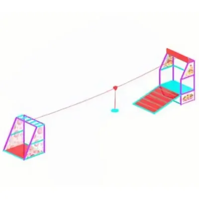 Детский троллей для помещения (10-12 м)