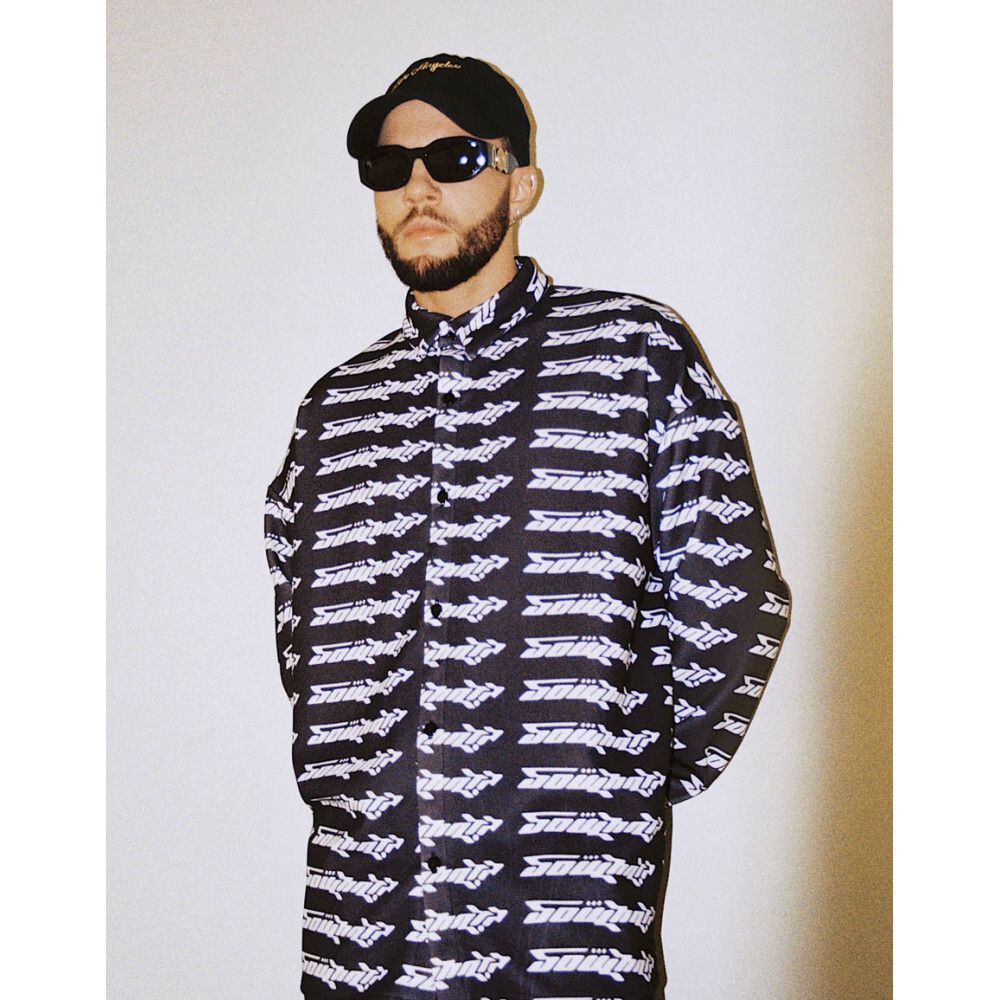 Рубашка SoWhat? Logo Флисовая Черная