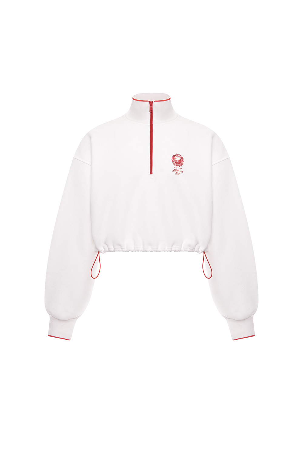 Укороченная толстовка с принтом ATHLEISURE Белый