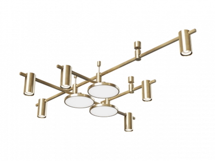 Готовая конструкция в комплекте со светильниками и источником питания