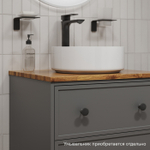 Тумба подвесная IDDIS Torr, под столешницу, 60 см, темно-серый, TOR60DBi95