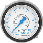 Фланцевый манометр Festo FMA-63-10-1/4-EN