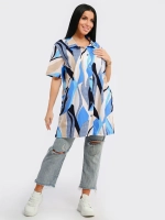 Туника-рубашка хлопок большие размеры