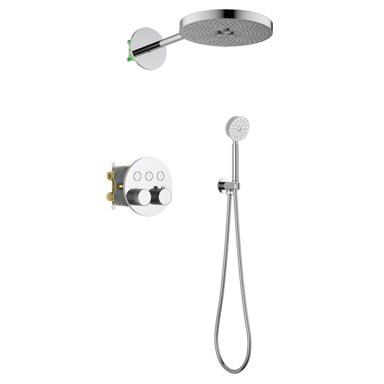 Душевая система встроенная с термостатом Saona SX-2308/00SM Хром