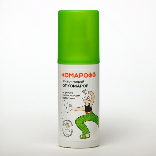 Комарофф лосьон-спрей от укусов 100мл.