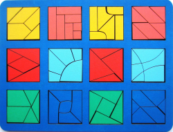 Сложи квадрат Никитина 3 уровень (Макси)