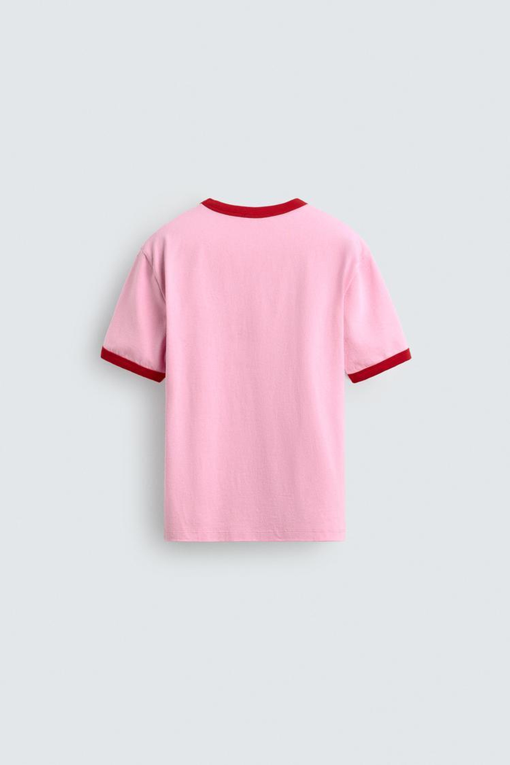 ZARA HARRY LAMBERT X DISNEY ФУТБОЛКА С ТЕКСТОМ, РОЗОВАТЫЙ