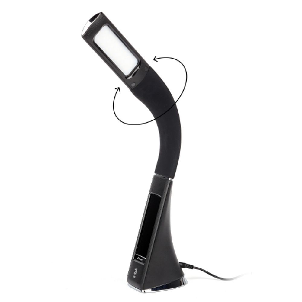 Настольный светильник ЭРА NLED-461-7W-BK светодиодный черный | Светодиодные настольные лампы