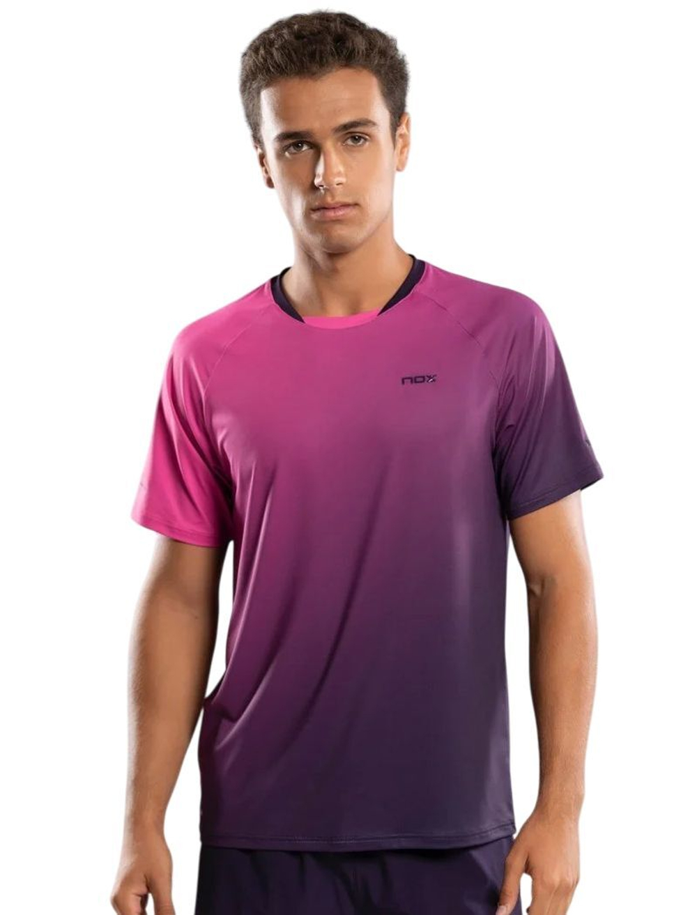 Теннисная футболка NOX Pro - blackberry rose